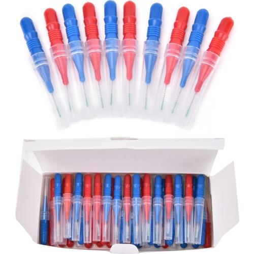 8Pcs-100pcs Tooth Floss Oral Hygiene Dental Floss Soft Plastic Interdental Brush Toothpick Healthy For Teeth Cleaning Oral Care
