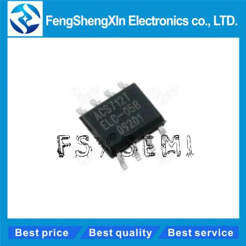 ACS712 ACS712T ACS712ELCTR ACS712ELCTR-05B ACS712T-ELC-05b ACS712ELCTR-05B-T CURRENT SENSOR IC SOP-8
