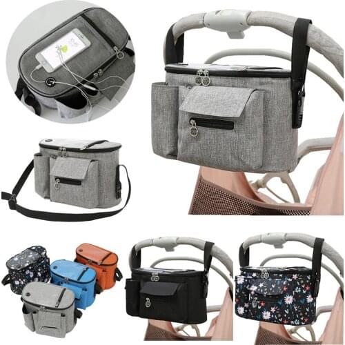 Baby Stroller Accessories Mummy Nappy Backpack Stroller Bags Buggy Cart Hanging Bag Stroller Organizer Mom Baby Travel Hangbags