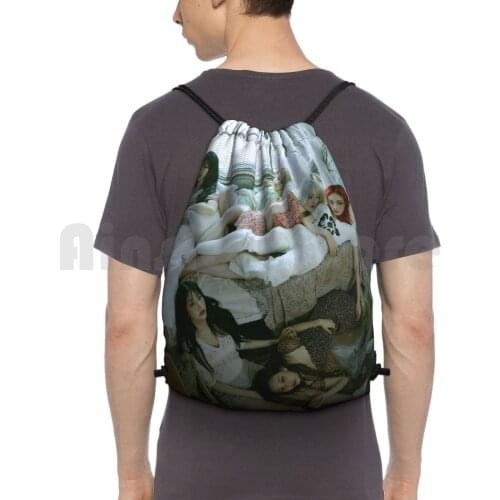 Gfriend-Song Of The Sirens Backpack Drawstring Bags Gym Bag Waterproof Sowon Yerin Eunha Yuju Sinb Umji Gfriend Kpop