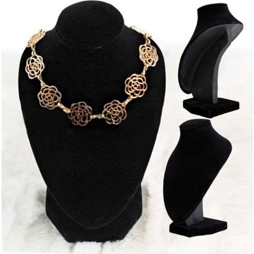 Mannequin Necklace Jewelry Pendant Display Stand Holder Show Decorate Tool SUB Sale