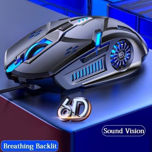 2021 G5 Gaming Mouse Wired Mouse 6D Mice 3200DPI 4 Level DPI RGB Gaming Mouse for Computer Laptop RGB Backlit Mouse Gaming Mice