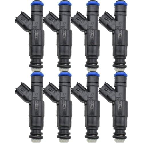 Set of 8 Fuel Injectors 0280156081 885176 12567905 For Marine Mercruiser V8 350 MAG 5.0L 4.3L 6.2L