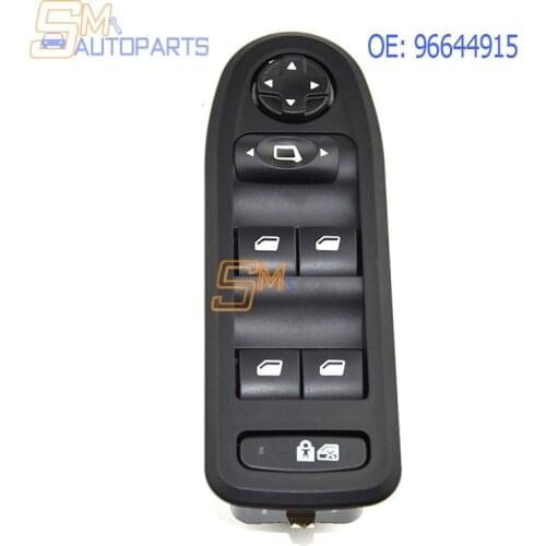 New 96644915 Master Window Switch For Peugeot 308 5 Door Hatchback Wagon 2008-2013 Power Window Switch