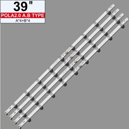 Original LED Backlight strip 9 Lamp For LG 39" TV LG 39LN5100 INNOTEK POLA2.0 39 39LN5300 POLA 2.0 39LN5400 HC390DUN-VCFP1