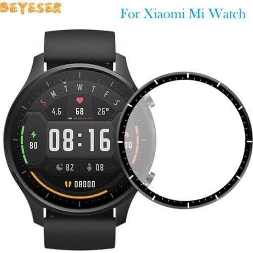 Durable New Fashion 3D Curved Composite Film For Xiaomi Mi Watch Sports Global Version Full Screen Coverage Protector Cover