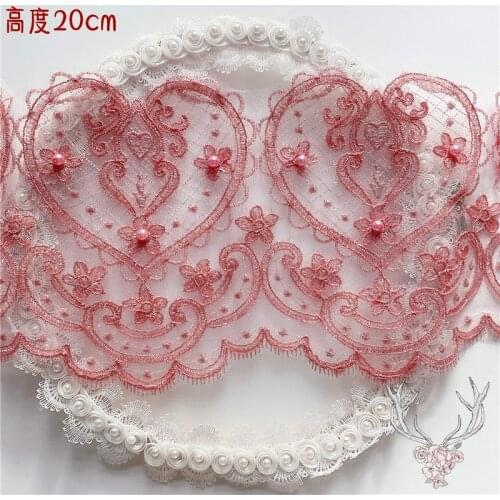 Silver thread strand sofa lace diy handmade lace curtain lace
