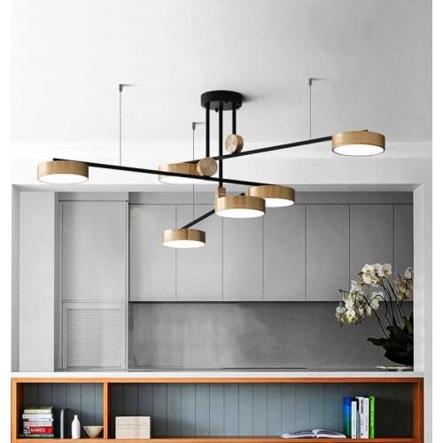 Nordic LED pendant light spider ceiling chandelier creative personality Gold Led Hanging Lamp for bedroom dining room office bar