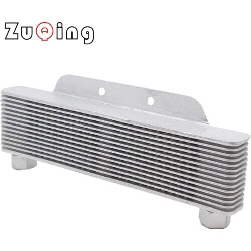 Motorcycle Universal Oil Cooler Engine Transmission Oil Cooler Radiator Cooling Radiators 238mm 15-Row Accessory