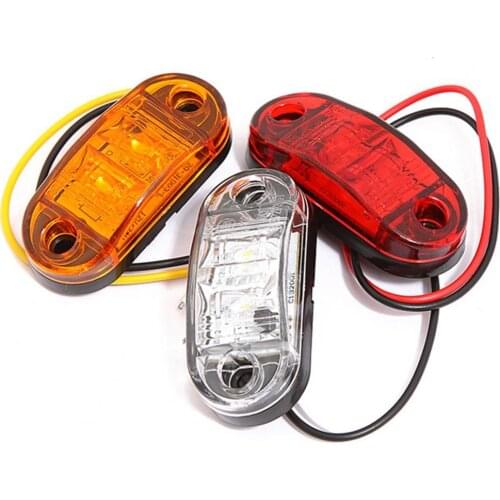 12-30V 6000K Waterproof Piranha Blinker LED Car Side Marker Brake Signal Lamp Car Truck External Accessories