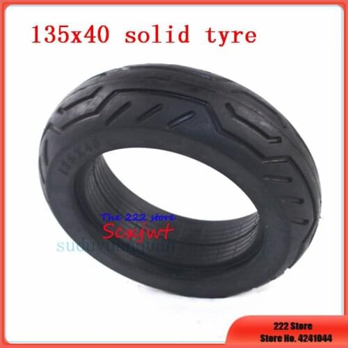 High quality 135x40 mm Electric scooter solid rubber tires for trolley scooter Wheelchair wheel135*40 Non inflatable tyres