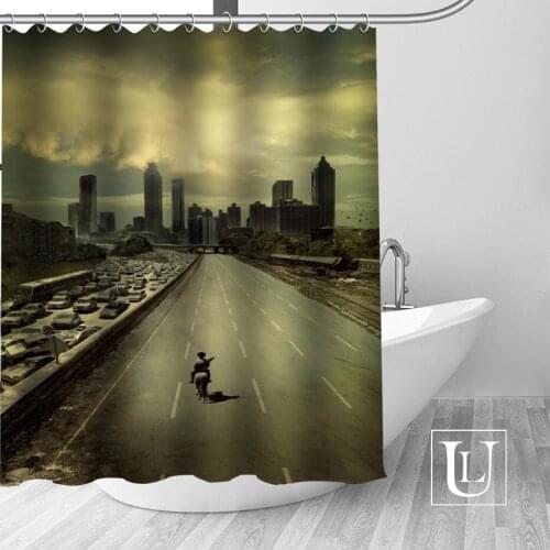 The Walking Dead Shower Curtains Custom Design Creative Shower Curtain Bathroom Waterproof Polyester Fabric