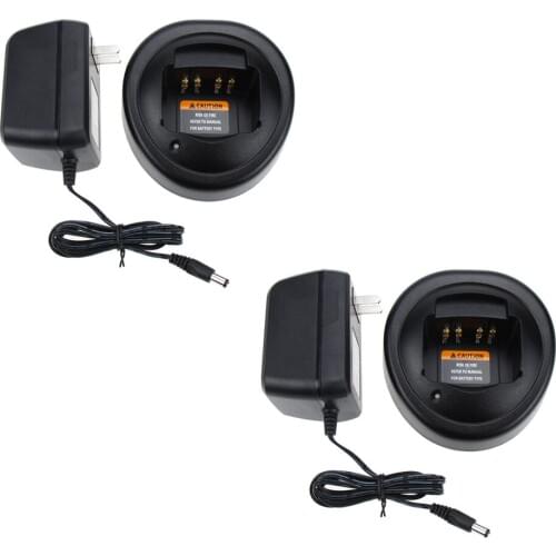 2X Battery Rapid Quick Charger For Motorola GP328 GP328plus GP329 GP338 GP338plus GP339 GP340 GP344 HT750 HT1250 MTX850 MTX8250