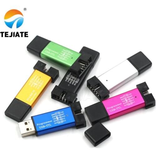 1PCS TEJIATE STC Singlechip 51 Program Auto DownloadWire USB to TTL Cold Start Active Burning Board