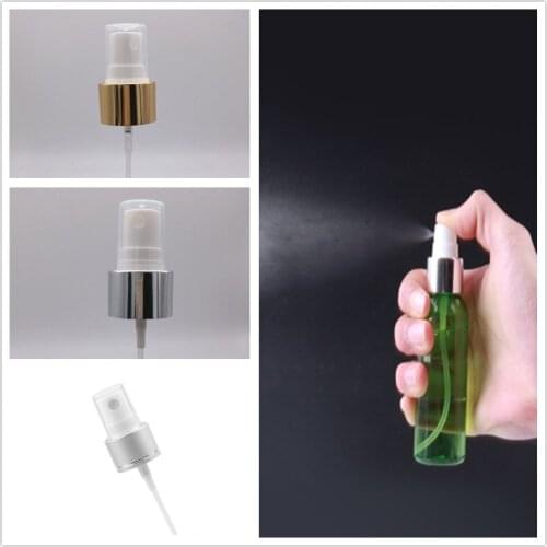 1pc Gold/silver Cosmetic Spary Pump Diy Plastic Perfume Spray Nozzle Cap Spray Essential Oil Bottle Refillable Bottle Head