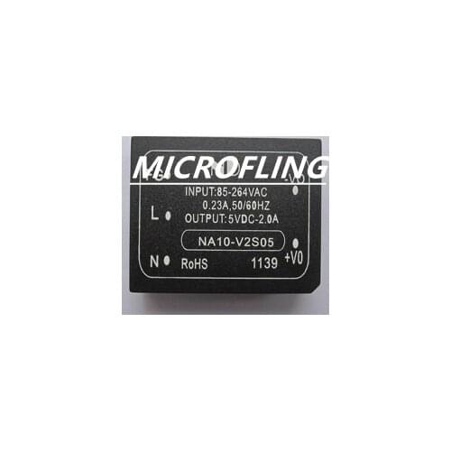 2PCS/LOTACDC module 220 v turned 5 v2a low ripple NA10- V2S05 ac- dc module