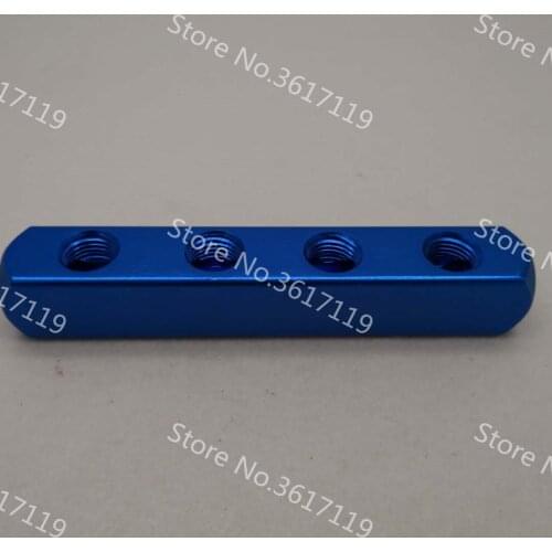 AL-4 Quick Connector Air Hose pneumatic aluminum row bar four-Position seven-Port ML-4