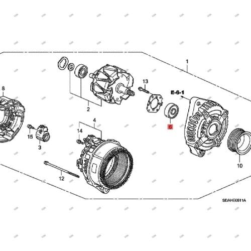 Car Generator bearings Engine half bearing Connecting rod bearing hon daa cco rdCrankshaft connecting rod