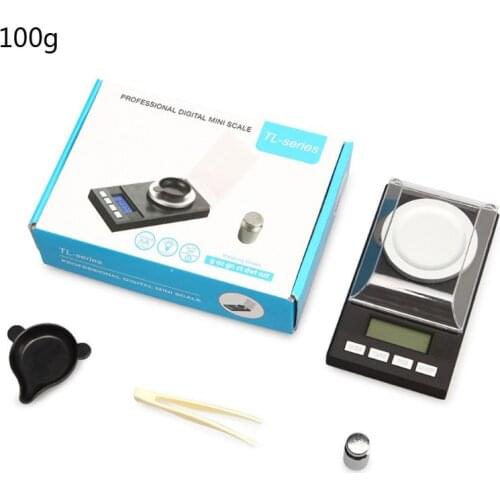 Digital Milligram Jewelry Scale 100g / 0.001g Reloading,High-Precision Pocket Sc