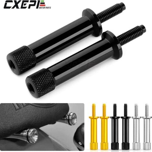 Motorcycle Seat Bolts Long Tool Free For Triumph Bonneville Thruxton Scrambler SE T100 Quick Release Extended Bolt Screw