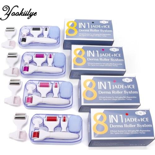 DRS Derma Roller Micro Needle Roller Kit Titanium Microneedling Roller for Face Skin Care Beauty Skin Rejuvenation Remove Scars