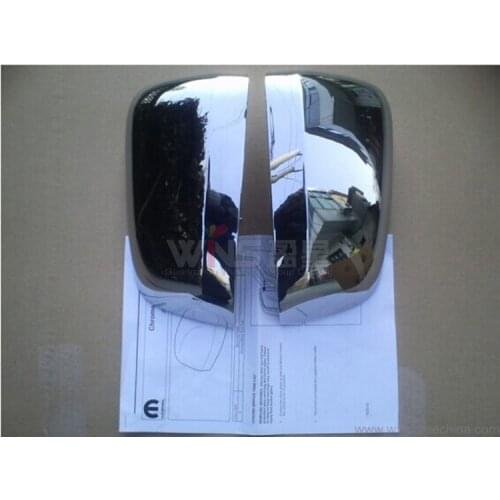 Chrome Door Mirror Cover and Ring Trim For Jeep Grand Cherokee 2014 2015 2016 2017 ABS Car-styling Accessories Mirror Surface