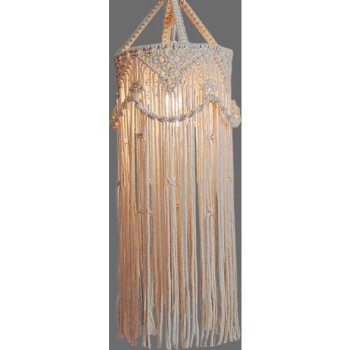 Nordic Ins Bohemian Restaurant Chandelier Warm Romantic Idyllic Woven Cotton Thread Chandelier Living Room Decorative Lighting