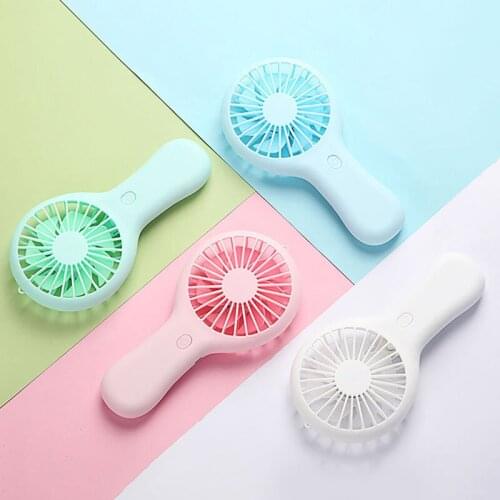 USB Mini Fan Portable Rechargeable Handheld Ultra-quiet Desktop Fans High Quality Student Office Cute Cooling Air Cooler