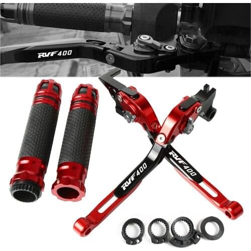Motorcycle Adjustable foldable Levers Brake Clutch Levers Handlebar Hand Grips Ends For Honda RVF400/NC35 RVF400 1994 1995 1996