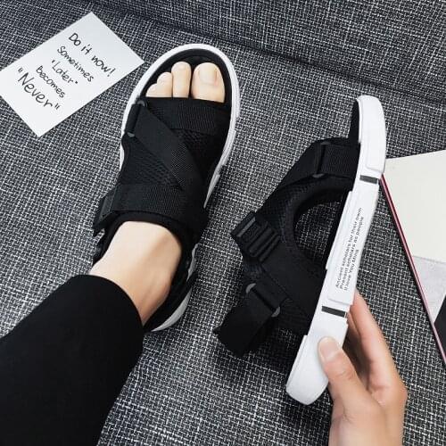 Couple Sandals,Womens Sandals 2021 Summer Fashion Beach Sandal Comfortable Sandalias,Mens and Womens Slippers Sandals,36-46