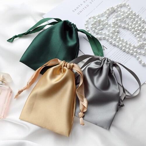 Silk Jewelry Perfume Packing Bag Wedding Birthday Party Gift Package Bags Organizer Easter Christmas Candy Chocolate Packaging