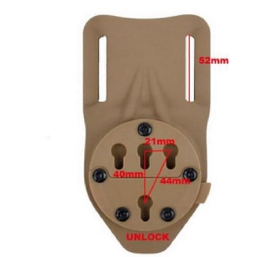 TMC2703Tactical Airsoft Molle Duty Belt Platform Quick Detach Holster Adapter Mount BK/CB