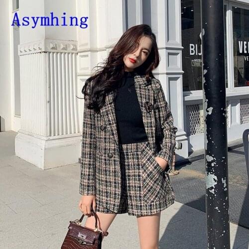 Женские пиджаки и костюмы Asymhing China At AliExpress