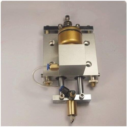 Automatic CNC glass cutting machine glass CNC Z-axis router knife cutter box case Double column round head assembly