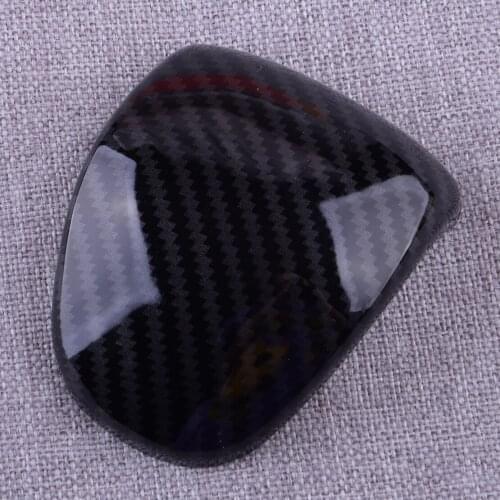 Car Carbon Fiber Style Black Interior Gear Shift Knob Cover Trim ABS Fit for Kia Soul Forte K3 2021 2020