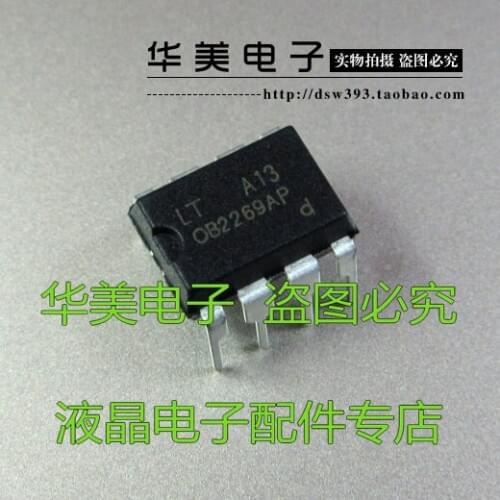 Free Delivery.OB2269AP 100% new LCD power management chip DIP-8