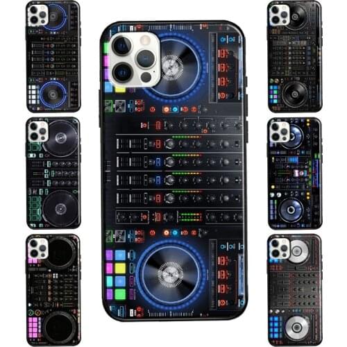DJ Mixer Deck Controller For iPhone 12 Pro Max 12 mini Case For iPhone 11 Pro Max XS X XR 7 8 Plus SE 2020 Cover