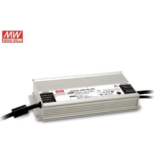 MEAN WELL HVGC-480 Series 480W IP65 Outdoor Single Output LED Lighting Power Supply With PFC Function Constant Mode LED Driver