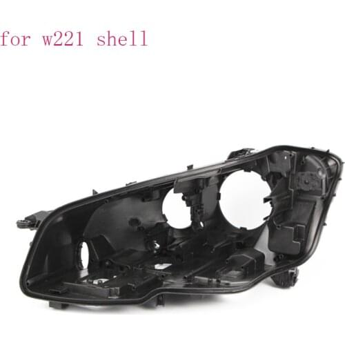 W221 shell Front headlight cover black base Headlight back shell for Mercedes-Benz s Class W221 S280 S300 S500 2010-2013 shell