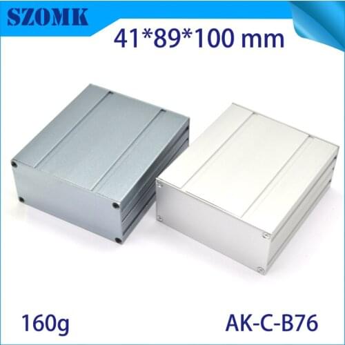 One piece SZOMK Custom Processed Factory Extrusion Aluminum Material Electrical Junction Box Case Enclosure