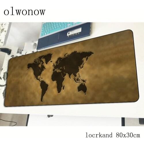 World map pad mouse Adorable computador gamer mouse pad 800x300x2mm padmouse cool new mousepad ergonomic gadget office desk mats