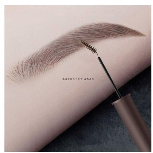 1Pcs Eyebrow Cream Waterproof Eye Brow Pen 45 Angle Brush Easy To Wear Long Lasting Dark Light Brown Grey Brows Makeup Cosmetic