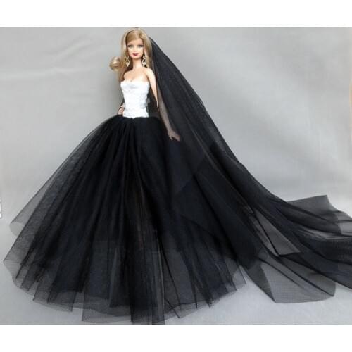 Original Hot Sell Doll Outfits Top Fashion Dress Party Gown Clothes Set/Lot For Barbie Doll Baby Toys Best Gifts Child Toys