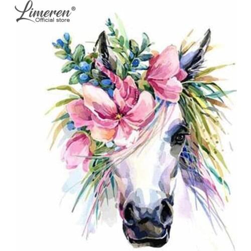 Flamingo Animals Flower DIY 11CT Embroidery Cross Stitch Kits Needlework Craft Set Printed Canvas Cotton Dropshipping