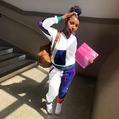 2021 New Girl Fashion Casual Autumn and Winter New Womens Sports Two-Piece Suit