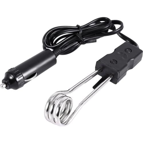Mini Portable Electric Car Boiled Water Immersion Heater Traveling Camping Picnic New 12V 24V