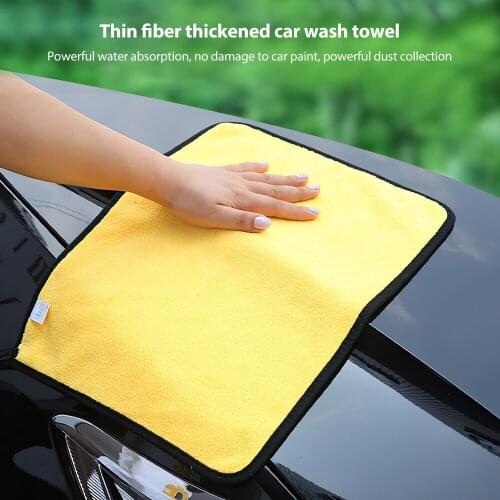 30*30cm Car Cleaning Microfiber Towel Auto Detailing Tools Absorbable Water Cleaning Cloth Wipes For Glass Kitchen Car