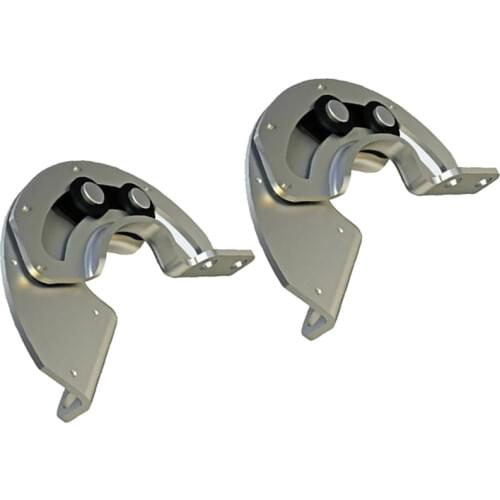 2pcs Hidden Sliding Hinges 90 Degree Limit Hinge R6 Carbon Steel Industrial Equipment Cabinet Door Hinge