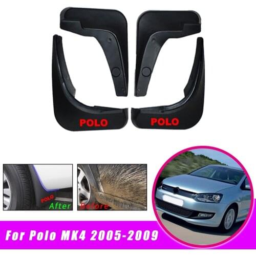 Mudguard for VOLKSWAGEN Polo Mk4 9N3 2005-2009 Car Fender Splash Car sticker Guards Mudflaps Accessories 4PCS