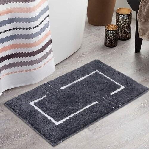 Modern Home Carpet Thicken Water Absorption Non-slip Oil-proof Long Fluffy Bathroom Kitchen Door Functional Rugs